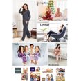 thumbnail image 4 of Buenos Ninos Womens Pajama Set Long Sleeve Tops with Pants Sleepwear PJ Loungewear with Pockets, 4 of 7