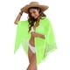 thumbnail image 1 of Pareos de Playa Bohemios para Mujer, Pareos de Transparente para Bikini, Faldas para Trajes de Baño. Verde Brillante Talla Única, 1 of 8