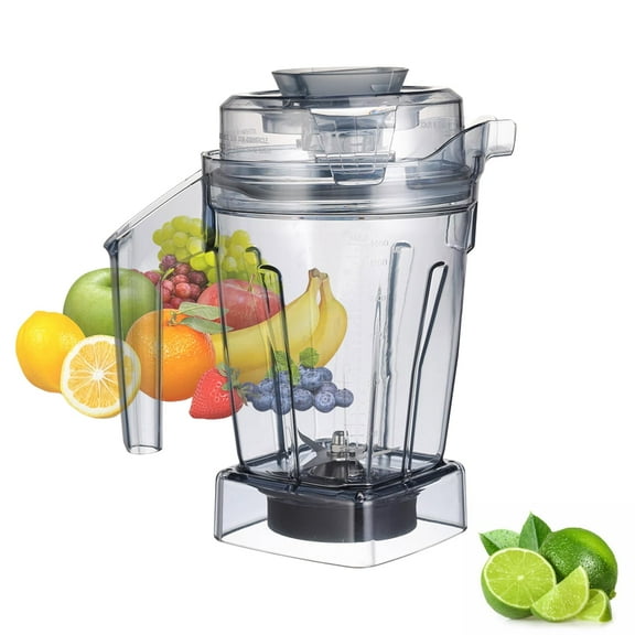 48 oz Container with Compatible With A3500 A2500 A2300 A3300 VM0185 VM0185B V1200 X5 X4 X3 X2 Smart Blender replacement Pitcher, Replace 063852 63126 Container Jar
