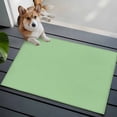 thumbnail image 4 of Green Large Area Rugs for Bedroom Living Room, Soft Non Slip Carpet Bedside Rug, Minimalist Solid Color Modern Abstract Rectangular Floor Cover Kitchen Accent Rug 2'x3' for Dining Room/Office, 4 of 9