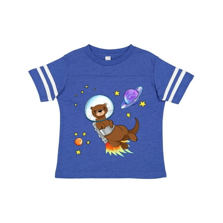 

Inktastic Otter Space Cute Otter with Rocket Pack Gift Toddler Boy or Toddler Girl T-Shirt