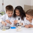thumbnail image 1 of Puntoco Microscopio de alta definición de 1200 aumentos, juguete para experimentos científicos infantiles, juguetes educativos, 1 of 5