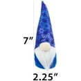thumbnail image 5 of Hanukkah Star of David Gnome Decoration, Blue, 7 inch, by Way to Celebrate, 5 of 7