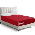 thumbnail image 4 of IR Imperial Rooms Fitted Sheet Deep Pocket Extra Soft Brushed Microfiber 1800 Series Red Queen, 4 of 9