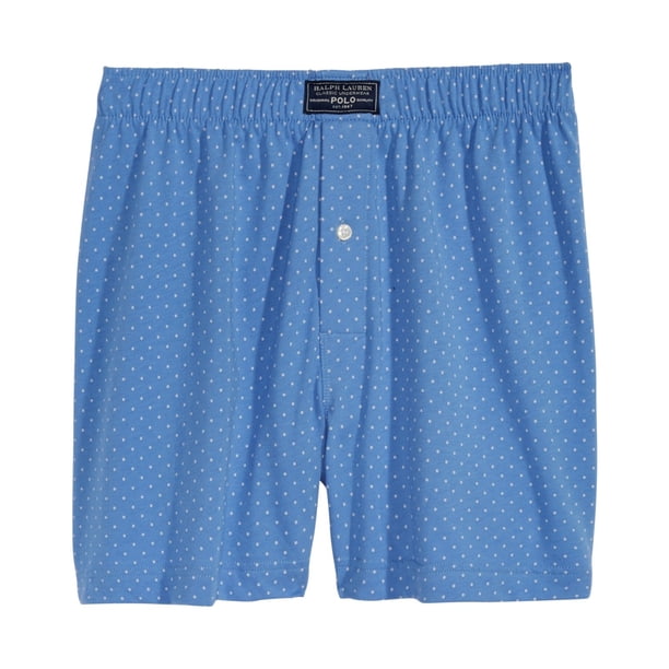 Ralph Lauren Calzoncillos tipo bÃ³xer para hombre, color azul