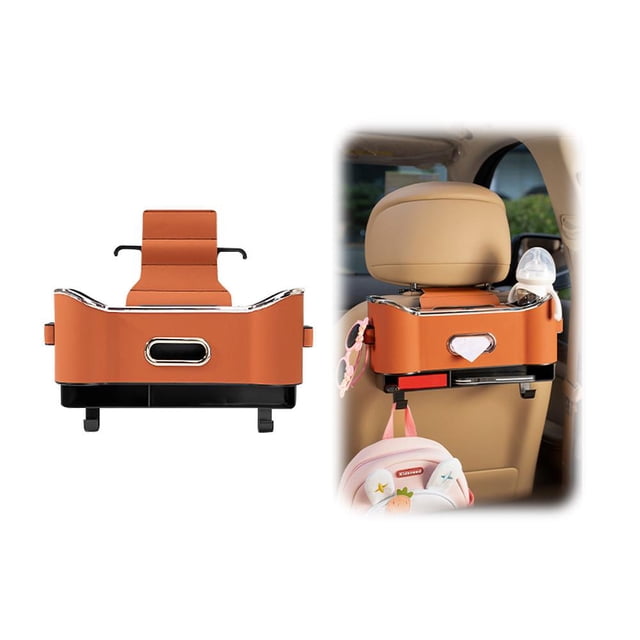 Car Seat Back Multifunctional Car Back Seat Organizer Backseat Storage Box Q2