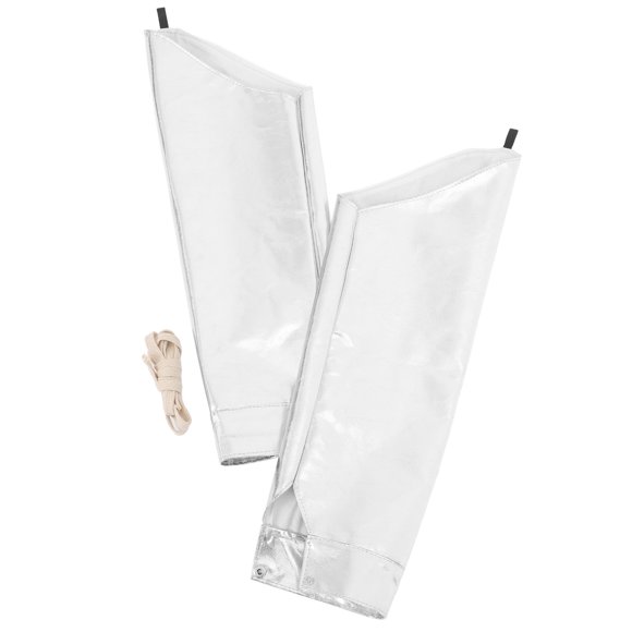 PENIKOKO Waterproof Sleeve Heat Resistant Aluminum Foil Arm Sleeves Safety Protection for Laboratory Staff 2Pcs