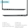 thumbnail image 4 of Lenovo IdeaPad 1i 15.6" Laptop Computer - Anti-Glare FHD, Intel Core i5-1235U, 24GB RAM, 2TB SSD, 10H Long Battery Life, HD Webcam, Wi-Fi 6, Windows 11 Home in S mode, Business and Students, 4 of 8