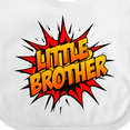 thumbnail image 4 of Inktastic Little Brother Comic Book Boys Baby Bib, 4 of 4
