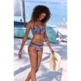 thumbnail image 6 of LASCANA Women's Printed Classic Bikini Swimsuit Bottom Contrast Trim, 6 of 6