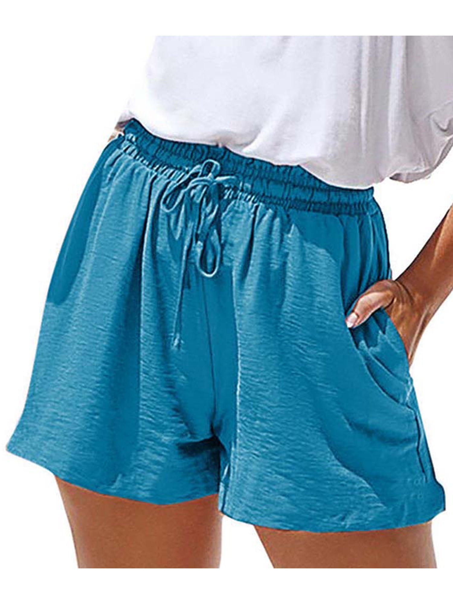 walmart elastic waist shorts