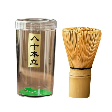 

Nitouy Bamboo Matcha Powder Stirring Whisk Coffee Green Tea Brushes Teaware (A)