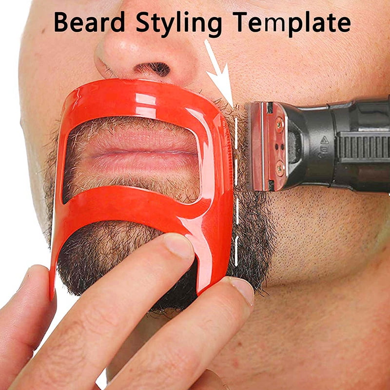 Mustache Beard Salon Styling Tools For Men Fashion Shave Shaping Template Beard