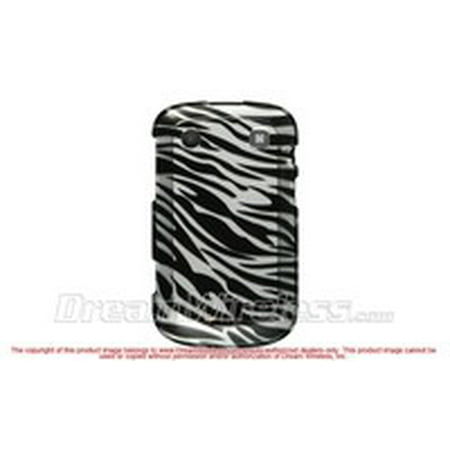 - BLACKBERRY DAKOTA / 9900 (T-MOBILE) / 9930 (VERIZON) CRYSTAL CASE SILVER+BLACK ZEBRA-CABB9900SLZ