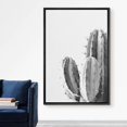 thumbnail image 3 of IDEA4WALL Framed Canvas Wall Art Southwest Cactus Botanical Art Black And White Desert Plants Floral Photography Print Rustic Minimal for Living Room, Bedroom, Office - 16"x24" Black, 3 of 5