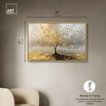 thumbnail image 5 of Tree of Golden Leaves Canvas Colorful Tree Art by Art Remedy, Gold Frame, 45" x 30", 5 of 7
