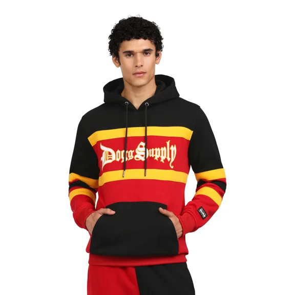 Dogg Supply Men's & Big Men's Colorblock Hoodie Sweatshirt, Sizes XS-3XL