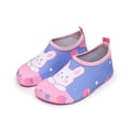 thumbnail image 2 of Kids Water Shoes Girls Boys Outdoor Quick Drying Barefoot Swim Socks for Sport Beach Swim Pool Surf Dark Blue 5-6Y, 2 of 6