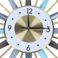 thumbnail image 6 of Miumaeov 23" Vintage Wall Clock Retro Metal Silent Clock Nordic Style Home Decoration, 6 of 9