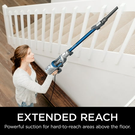 Shark - Vertex UltraLight DuoClean PowerFins Corded Stick Vacuum with Self-Cleaning Brushroll - Colbalt Blue