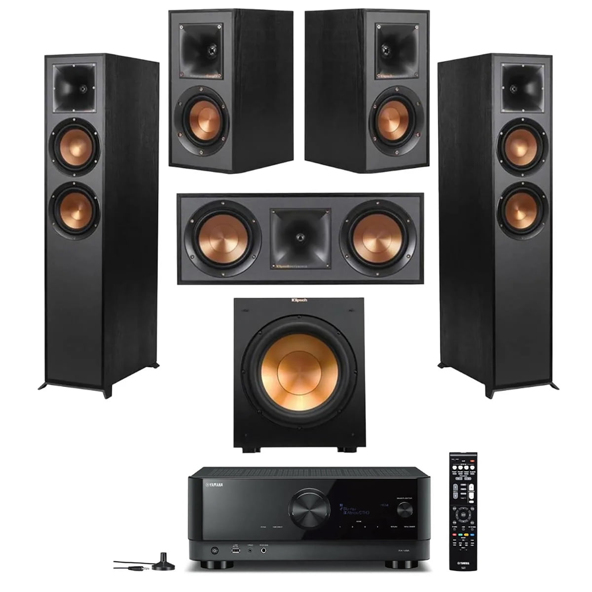 Klipsch Dolby Atmos 5.2 Home Theater Systems, Black