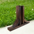 thumbnail image 3 of LEORX Wood Fence Base Beech Wood Fence Base Light Brown 1Set Support, 3 of 5