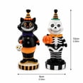 thumbnail image 4 of Kiddiway Halloween Decorations Tabletop Figurine Ornaments - Glow-in-the-Dark Resin Figures with Spooky Faces, Cute Halloween Decor for Shelf Desk Display, Indoor Party Stuff, 4 of 8