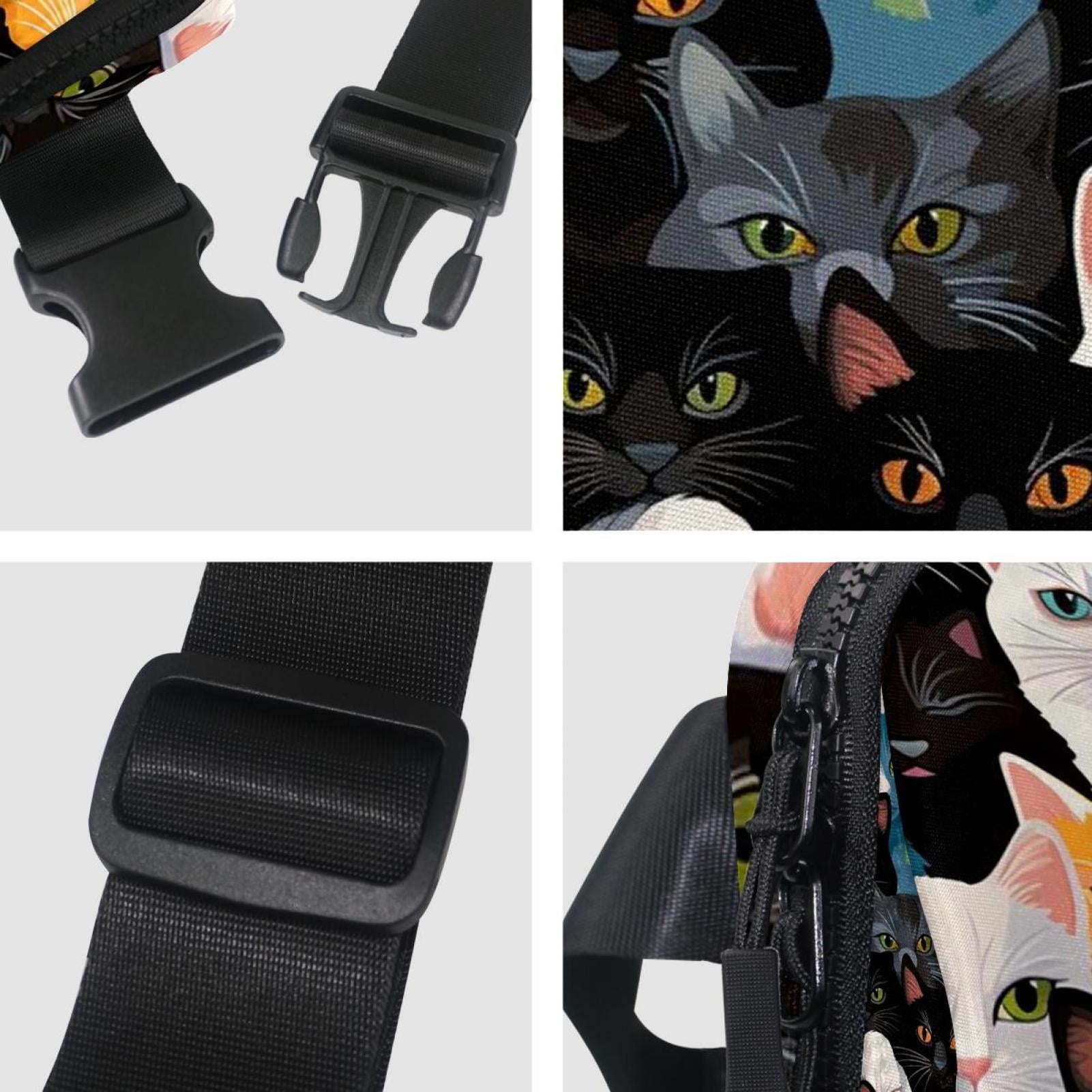 Cat Waist Pack Running Belt Fanny Packs Lightweight Adjustable with Extension Strap Unisex