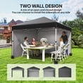 thumbnail image 4 of Outsunny 10' x 10' Pop Up Canopy Tent with Removable Sidewalls Carry Bag, 4 of 10