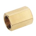 thumbnail image 1 of Unique Bargains Adaptateur de Raccord de Tuyau en Laiton Hexagonal Filetage Femelle G1/4 3 Unités, 1 of 5