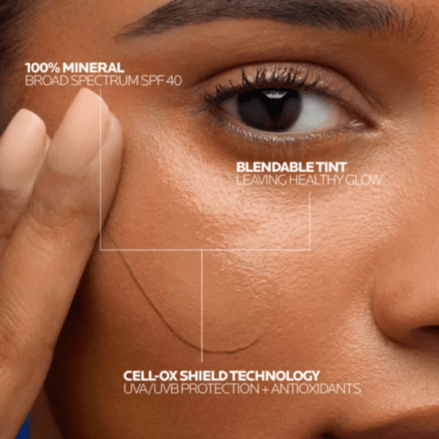 La Roche-Posay Anthelios Mineral Tinted Sunscreen SPF 40, 1.7 fl oz
