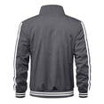 thumbnail image 5 of Yungyresw Bomber Jacket Stand Collar Men's Coat Lightweight Windbreaker Ribbed Cuffs for Street Wear Outdoor, 5 of 7