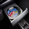 thumbnail image 3 of FMSHPON Puerto Rico Frog and Flag Set of 6 Car Coaster for Drinks, Absorbent Ceramic Stone Coasters Cup Mat with Cork Base for Home Kitchen Room Coffee Table Bar Decor, 3 of 5