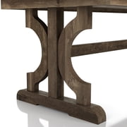 Sharpsville Farrmhouse Wood Rectangle Coffee Table, Reclaimed Oak