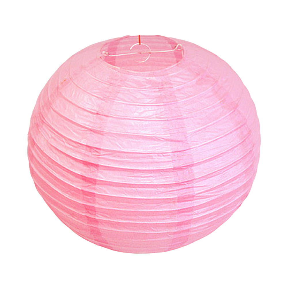 8"(20cm) Pink Paper Lantern Lampshade Party Wedding Christmas Home