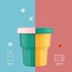 thumbnail image 3 of Vasos para niños y niños pequeños – Vasos para batidos a prueba de derrames con tapas regulares a prueba de fugas y pajitas de silicona – Vaso para bebé sin BPA para beber Adepaton HMHZ1063-2, 3 of 6