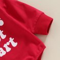 thumbnail image 5 of Bagilaanoe Newborn Baby Girl Oversized Romper Sweatshirt Long Sleeve Bodysuits Heart Letter Print Pullover 3M 6M 12M 18M Infant Casual Tee Tops, 5 of 6