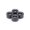 Black, variant on Dynamic Conical Cruiser Fingerboard Wheels - 64D White