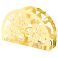 thumbnail image 4 of Servilletero de moda, dispensador de pañuelos de papel de mesa, soporte de pie para centro de mesa, soporte para servilletas, accesorios para comedor Dorado, 4 of 9
