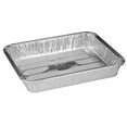 thumbnail image 3 of Handi-Foil 8" x 7" x1.3" Small Mini Toaster Oven Broiler Baking Pan (pack of 10), 3 of 6