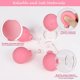thumbnail image 2 of Juego de 4 piezas de ventosas para terapia facial, ventosas al vacío, rosa intenso, antienvejecimiento, masajeador para cuello, cabeza y hombros, 2 of 5