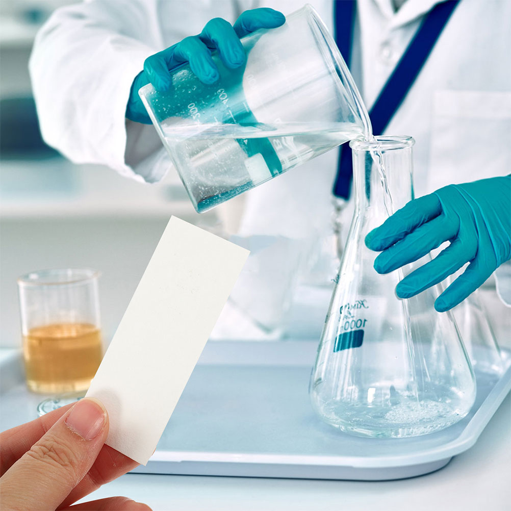 Pretyzoom 1000Pcs Experiment Paper p White Durable Absorbent Laboratory Blotting Paper for Filtration