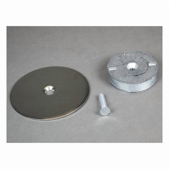 Wiremold 1043S 3,1/2" 525 Series Stainless Steel Abandonment Plate