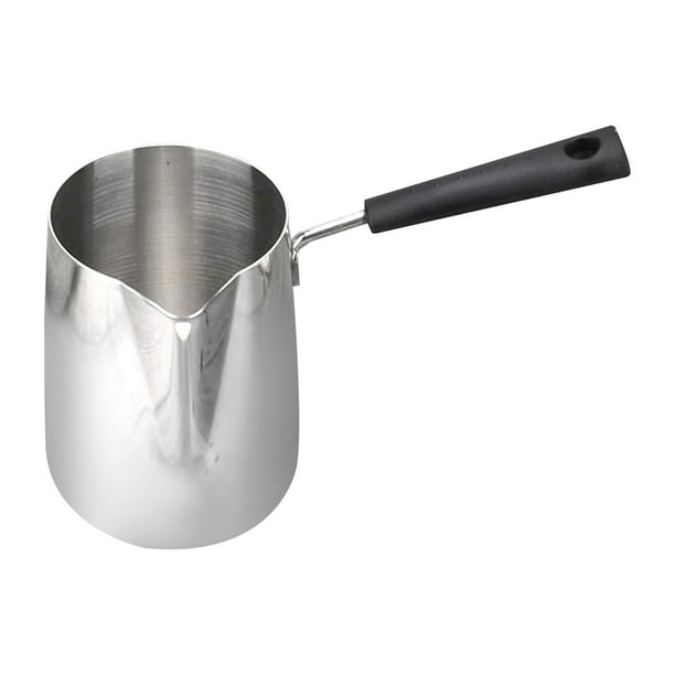 Jarra para espumar leche, jarra multifuncional para calentar mantequilla, utensilios de barista, café 250ml