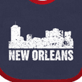 thumbnail image 4 of Inktastic New Orleans Skyline Grunge Boys or Girls Baby Bib, 4 of 4