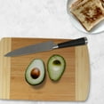 thumbnail image 6 of BambooMN Heavy Duty Premium Bamboo Two-Toned Cutting Board - 12" x 8" x 0.75" - 100 Piece, 6 of 6