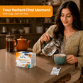 thumbnail image 6 of QuikTea Instant Turmeric Ginger Chai Tea Latte – 10 Count, earthy turmeric glow with zesty ginger warmth, low Caffeine, No artificial colors, flavors or preservatives – Just Add Hot Water, Kosher, 6 of 10