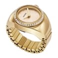thumbnail image 1 of Fossil Reloj para mujer con anillo de cuarzo y acero inoxidable Color: Gold Glitz (Modelo: ES5319), 1 of 5