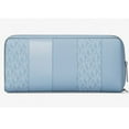 thumbnail image 3 of Michael Kors Women's Jet Set Large Studded Patchwork and Signature Logo Continental Wallet (Light Sky Multi) 35T5STVE7B-Sky, 3 of 3