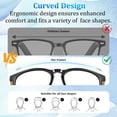 thumbnail image 4 of AI Smart Translation Glasses with 164-Language, Photochromic Lenses, Magnetic Charging, AI Voice Assistant for Man/Women, 4 of 8